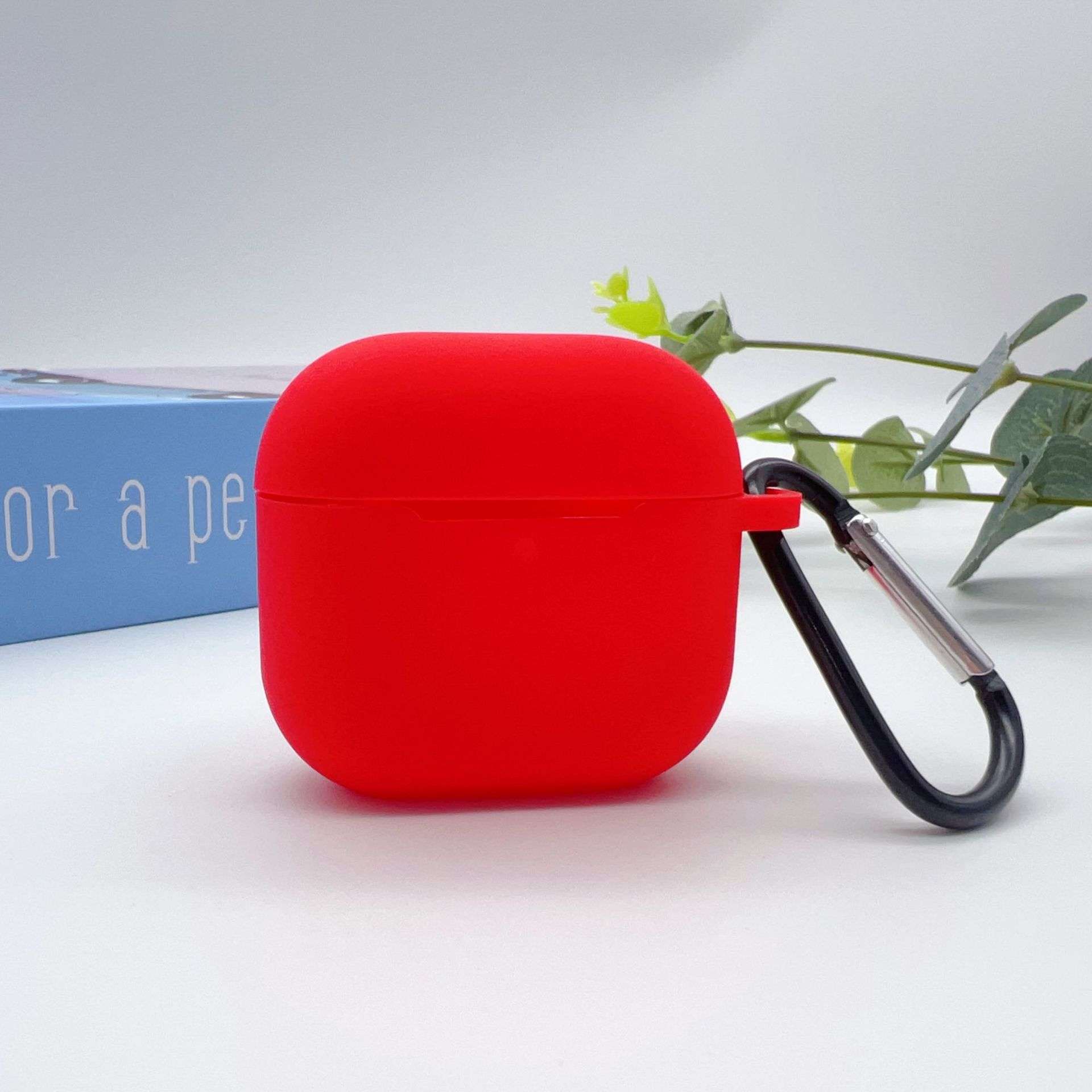 シンプル カラー シリコン Airpods4専用ケース