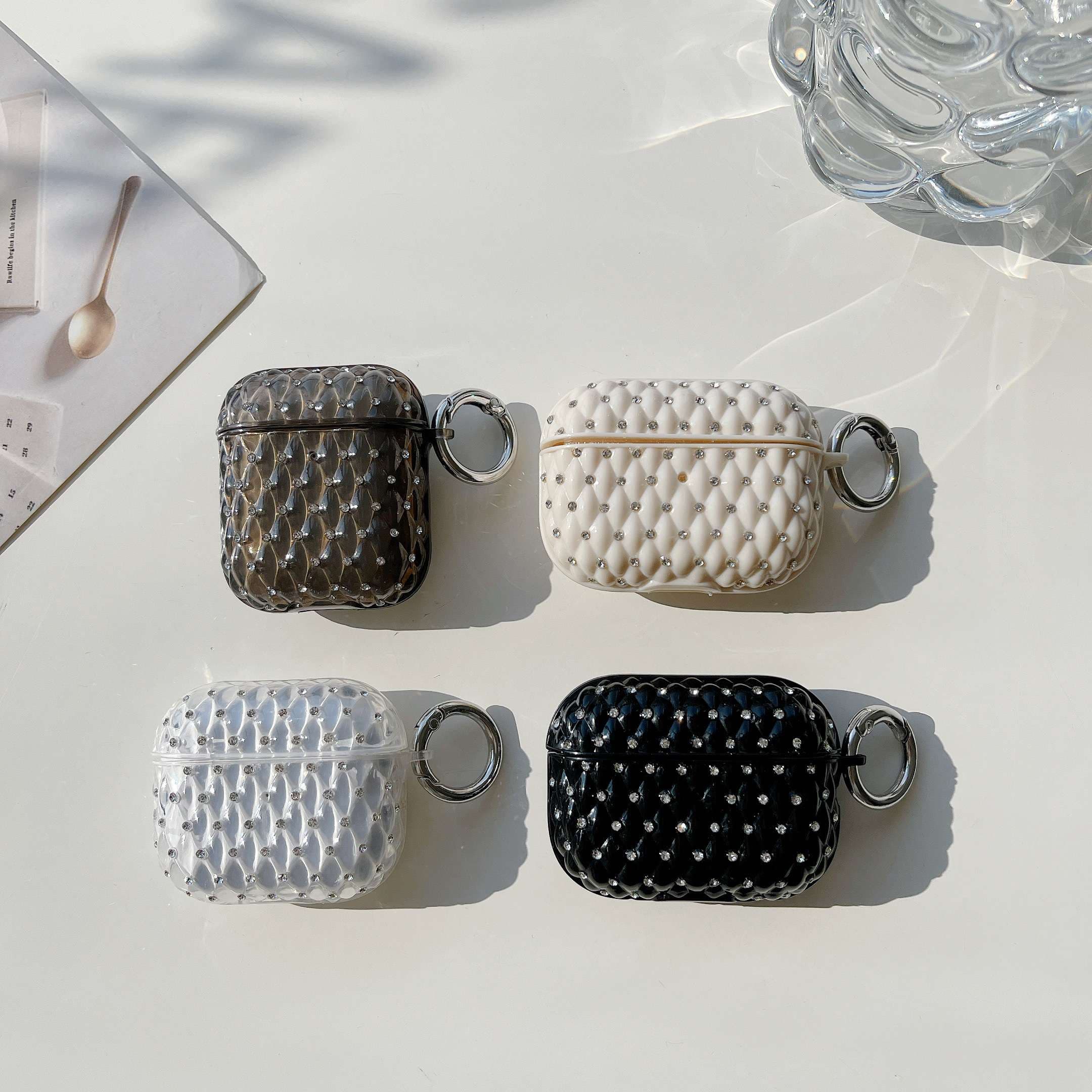 キラキラ宝石風AirPodsproケース AirPods ケース