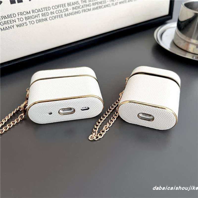チェーン付き高級感AirPodsproケース