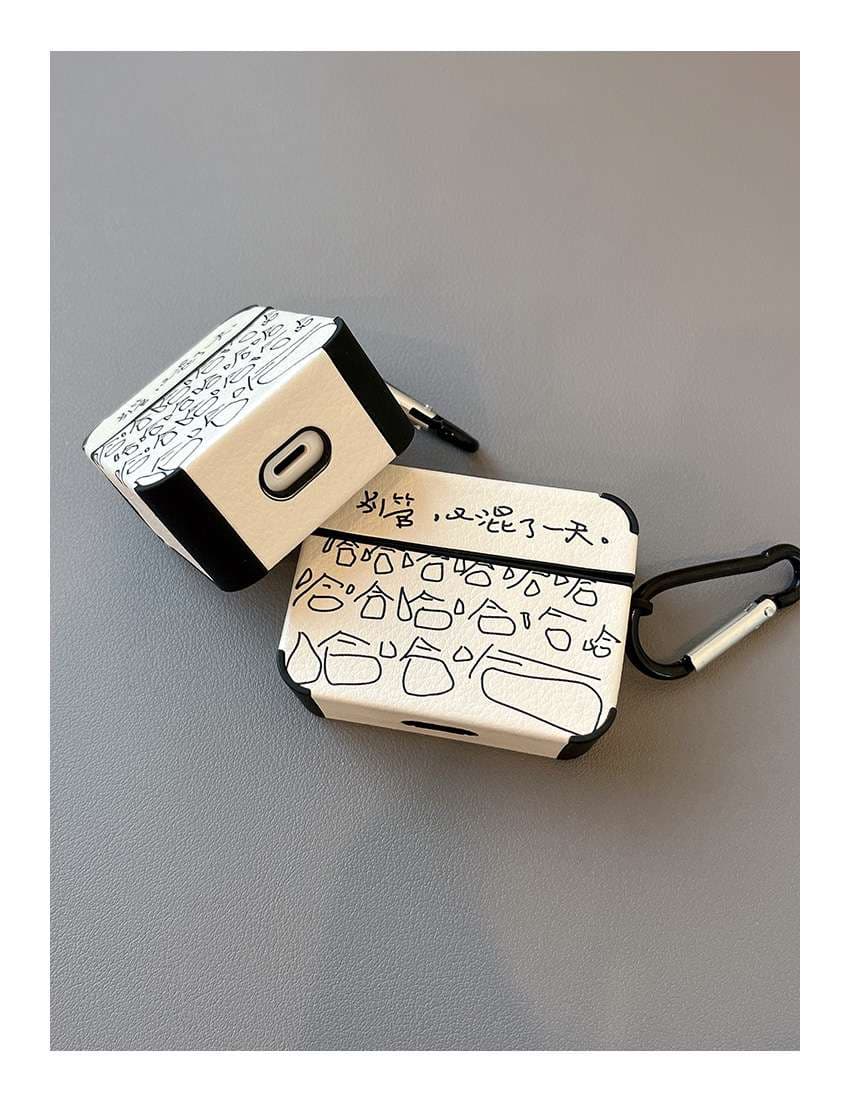 シンプルなデザインのAirPodsproケース