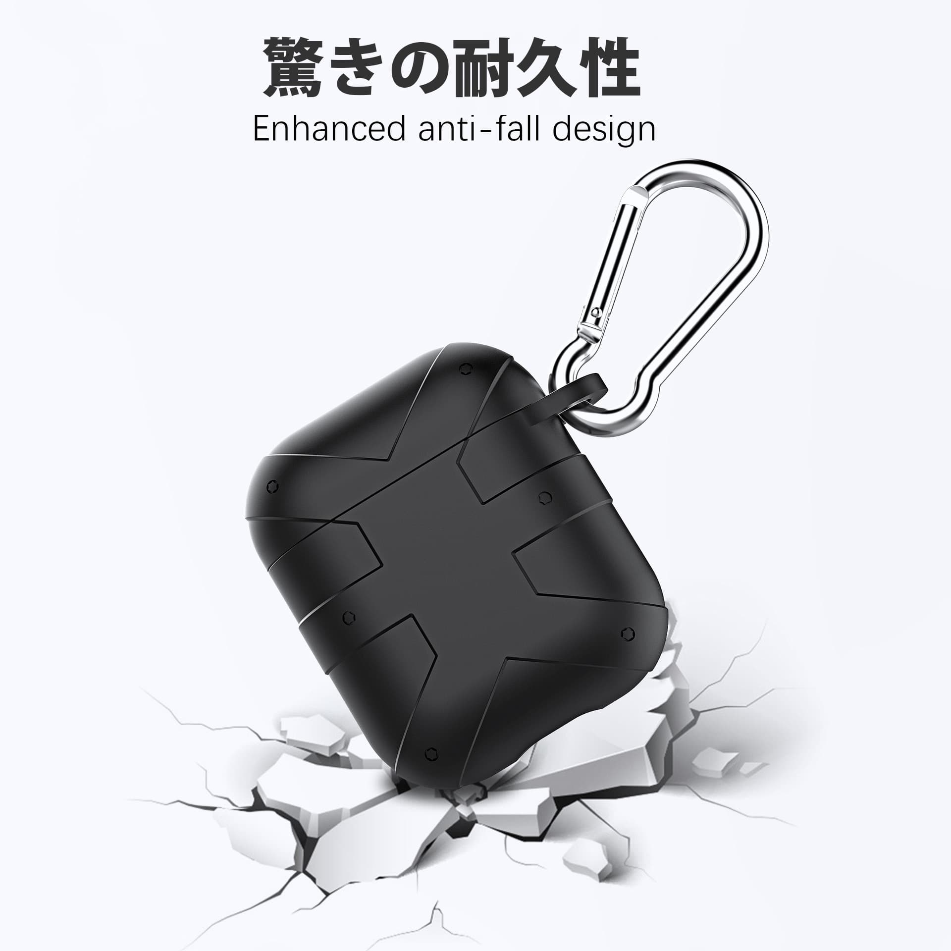 Airpodsケース AirPods 第1世代 第2世代 対応 水洗い可能 シリコン保護ケース