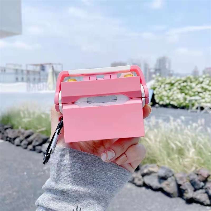 AirPodsproケース レトロな音楽プレーヤー型イヤホンケース