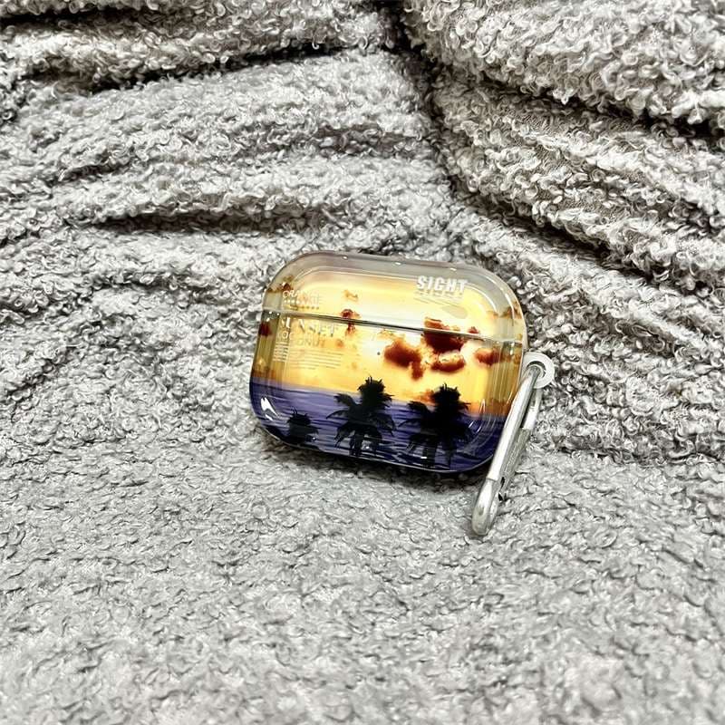 【廃盤】AirPodsケース サンセットビーチ・カメラケース AirPods