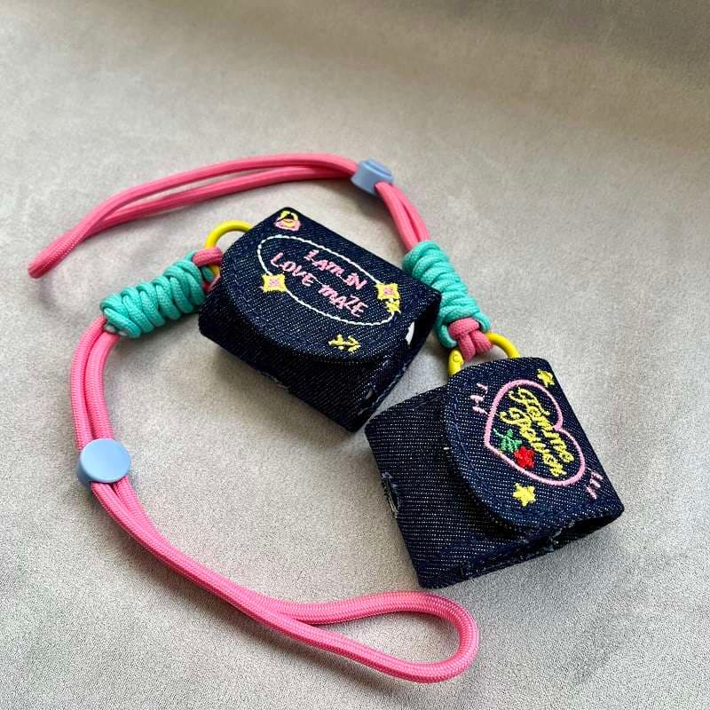 【廃盤】AirPodsケース ガーリーポップ デニムAirPodsケース