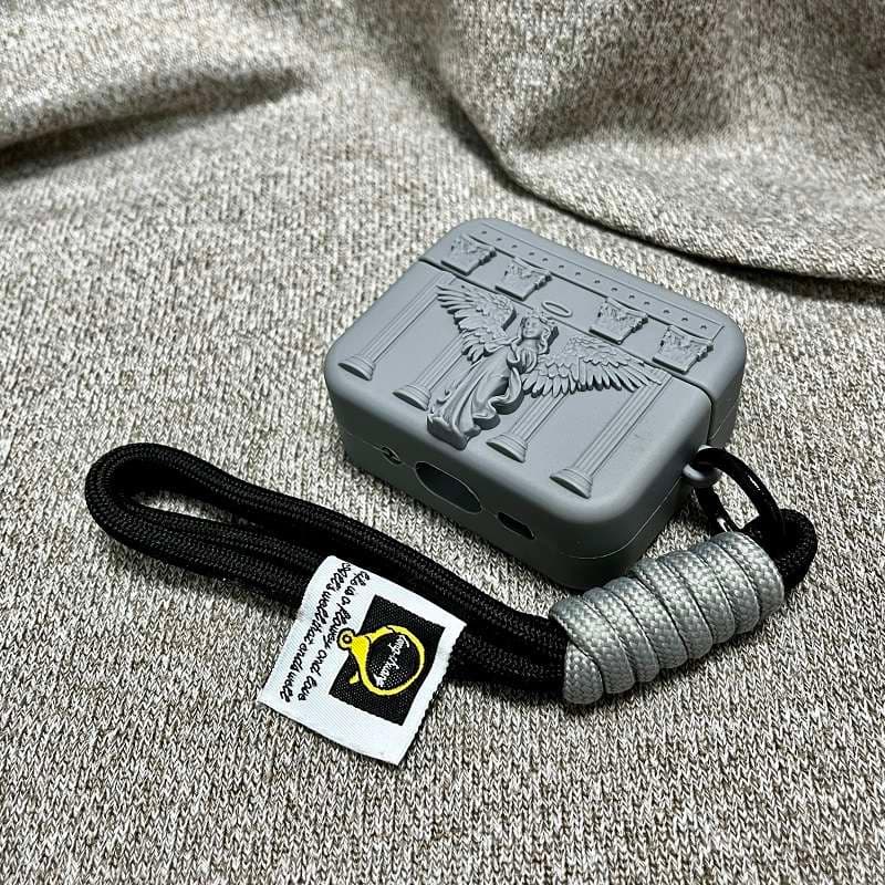AirPodsproケース 天使モチーフAirPodsケース