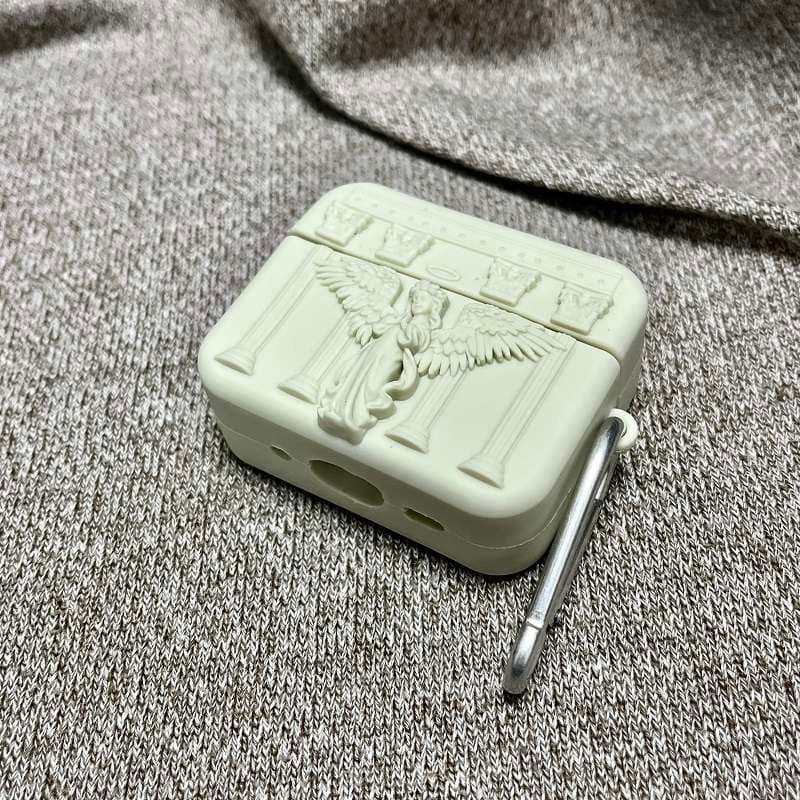 AirPodsproケース 天使モチーフAirPodsケース
