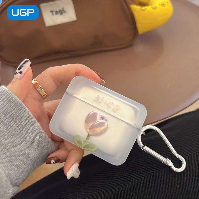 さわやかチューリップデザイン AirPodsproケース AirPods