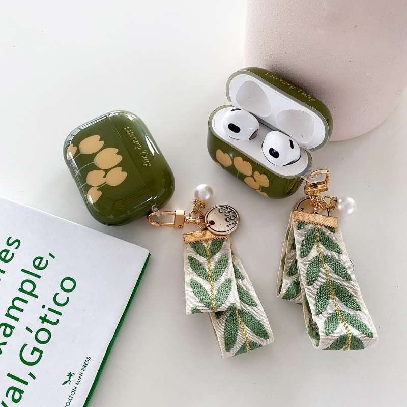【廃盤】チューリップ柄AirPodsケース 春の香り AirPods