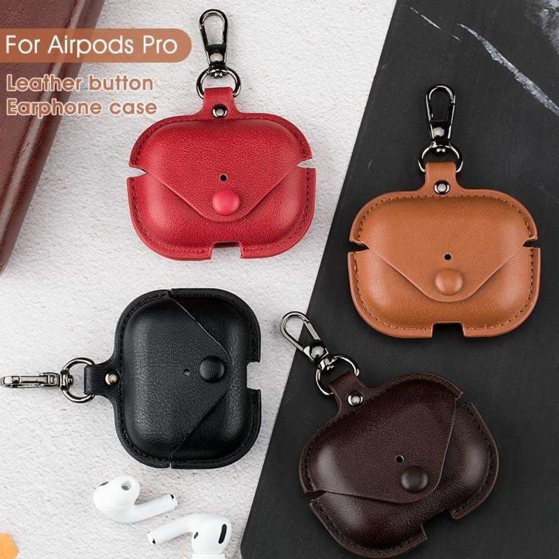 AirPodsproケース AirPods Pro レザーケース