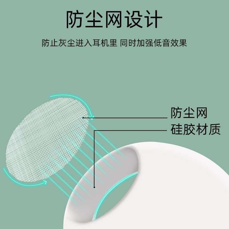 【廃盤】AirPodsケース 洗える高耐久イヤーチップ AirPods