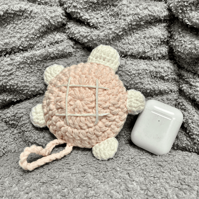 【廃盤】もこもこカメさんAirPodsproケース AirPods