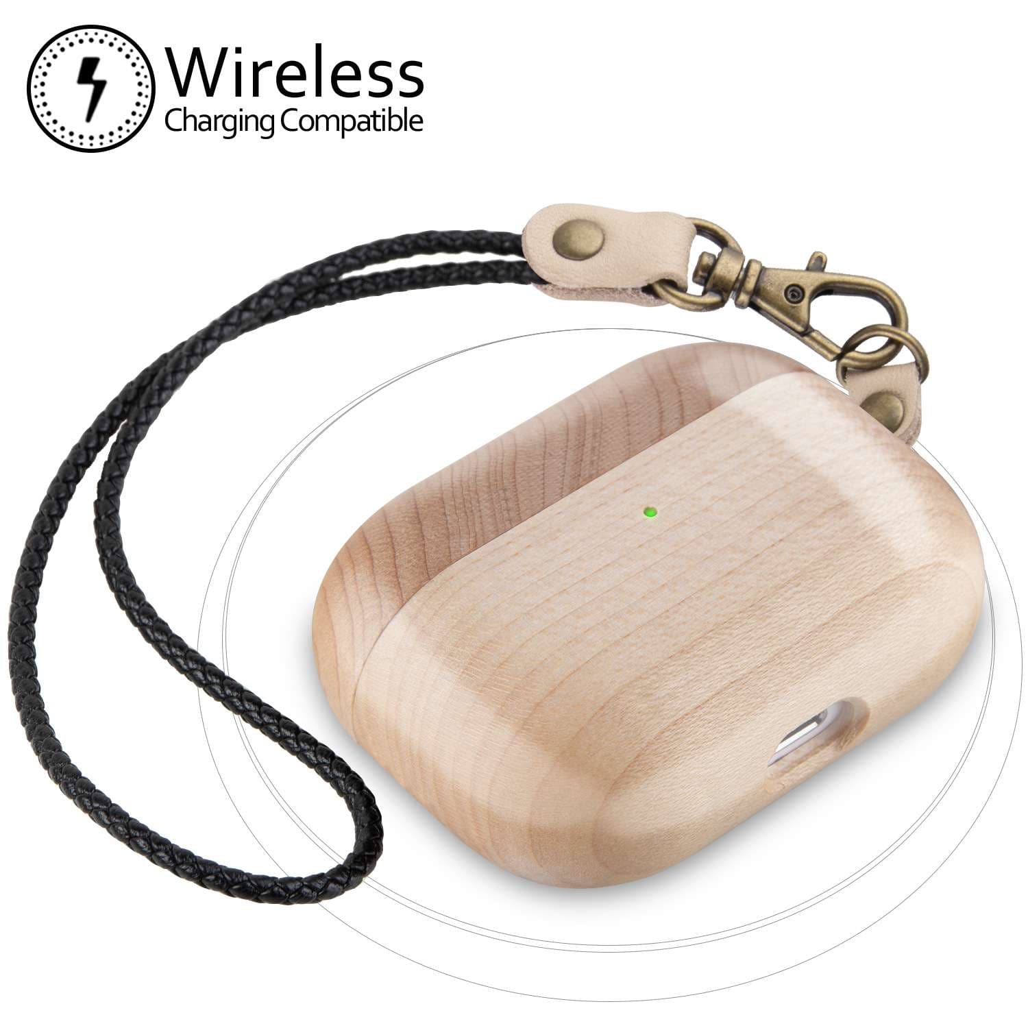 AirPodsproケース 木製AirPodsproケース