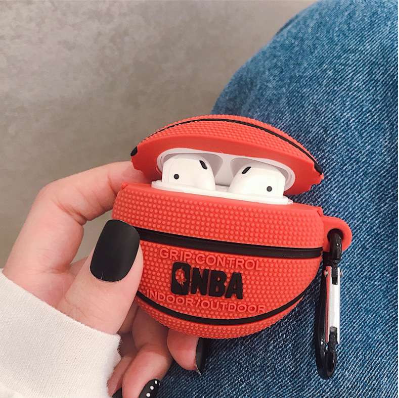 【廃盤】AirPodsケース NBA風バスケットボール型AirPodsケース