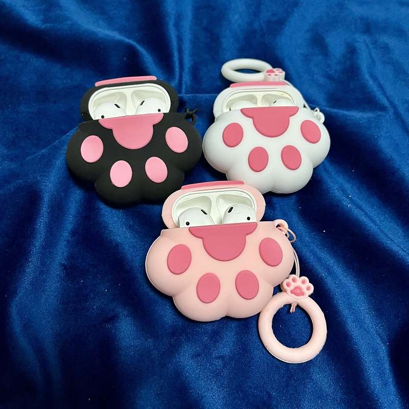 【在庫なし】AirPodsproケース にゃんこ肉球 AirPodsproケース