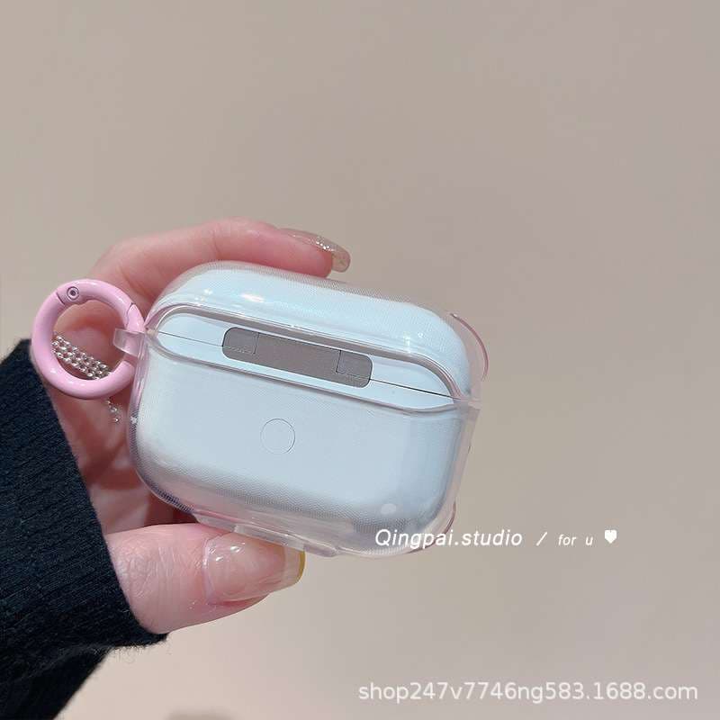 AirPodsproケース リボン付きキュートAirPodsproケース