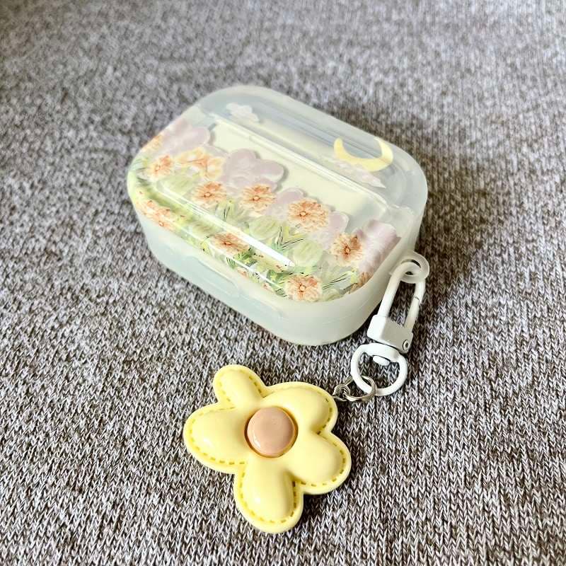 【在庫なし】AirPodsproケース 花畑AirPodsproケース