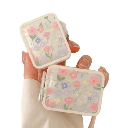 【廃盤】AirPodsケース フラワーパターン充電ケース AirPods