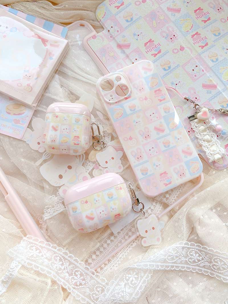 モチモチ☆ドリームキャンディ AirPodsproケース AirPods