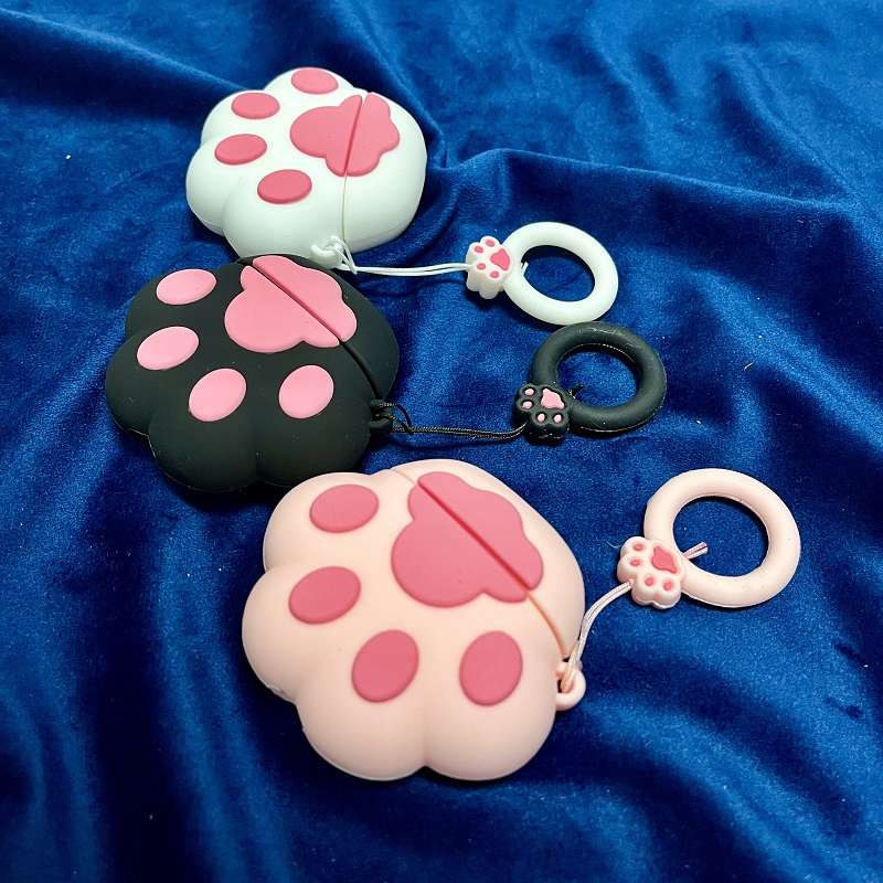 【在庫なし】AirPodsproケース にゃんこ肉球 AirPodsproケース