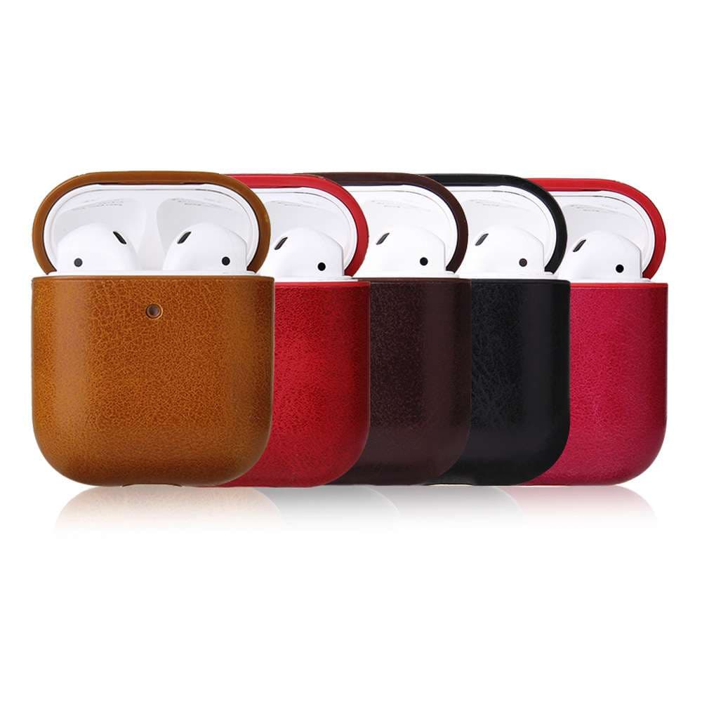かっこいい シンプル エコレザー AirPods/AirPodsproケース