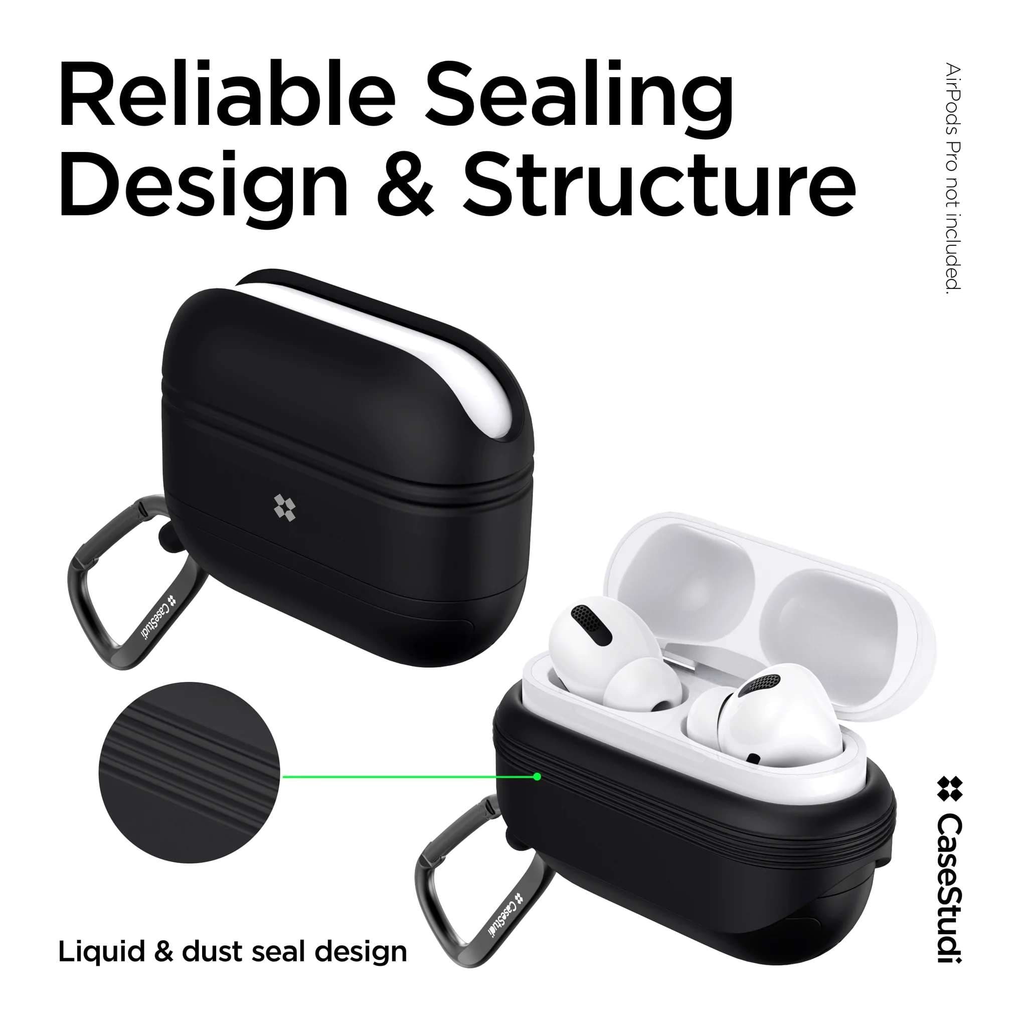 防塵防水ケース AirPodspro専用ケース
