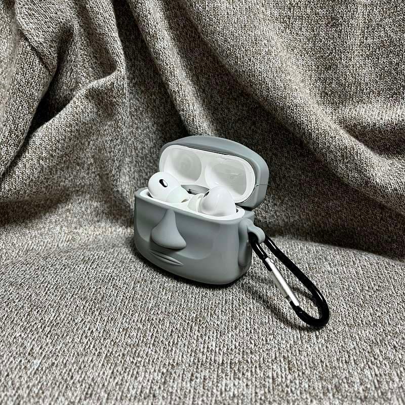 AirPods モアイ顔AirPodsproケース 第二世代 AirPodsproケース