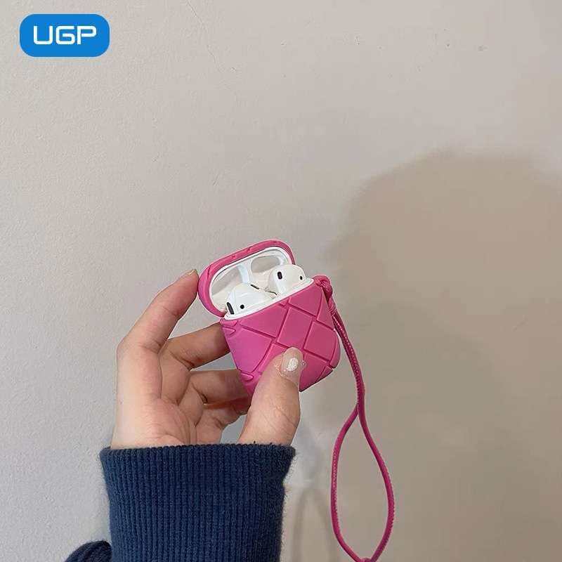 AirPods ピンクパイナップル型AirPodsproケース