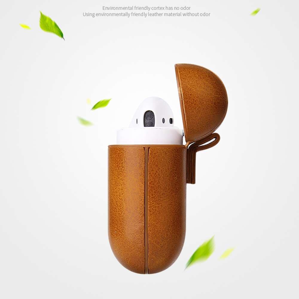【廃盤】AirPods エコレザー AirPods ケース 高級感漂う保護カバー