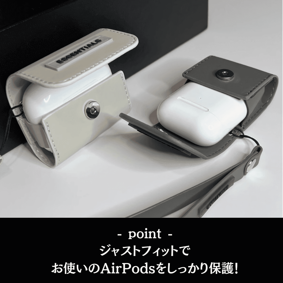 スタイリッシュ 革 ストラップ付 AirPods/AirPodsproケース
