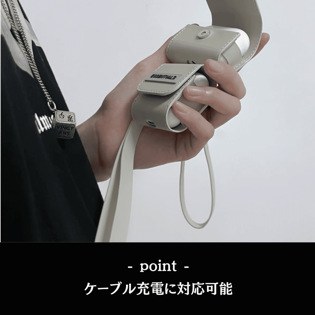 スタイリッシュ 革 ストラップ付 AirPods/AirPodsproケース