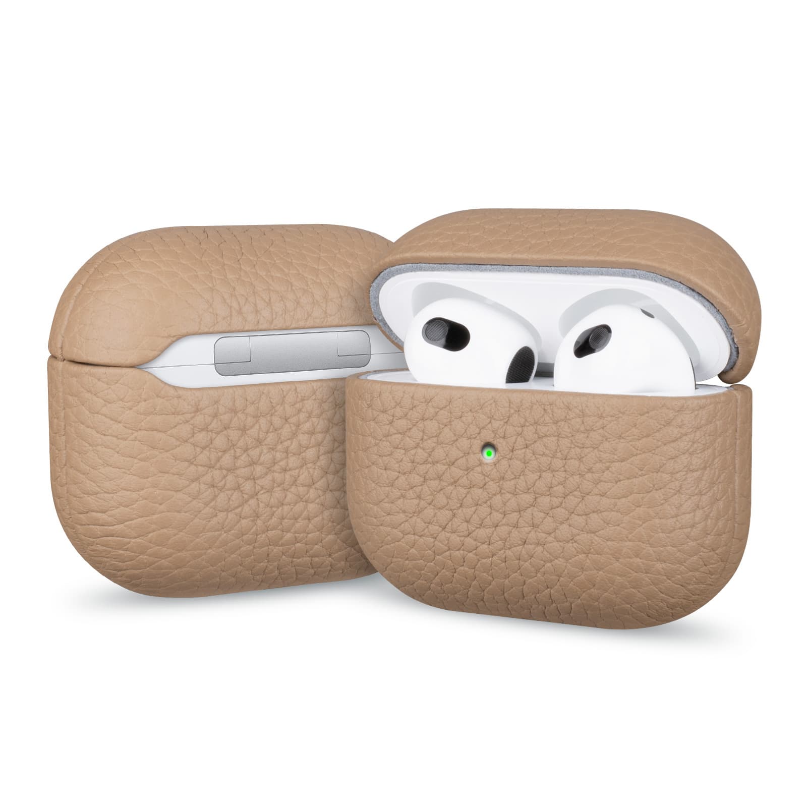 本革 レザー かっこいい シンプル AirPods4専用ケース