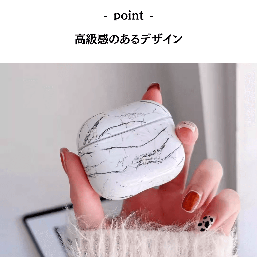 人気 かわいい おしゃれ 大理石模様 AirPods/AirPodsproケース