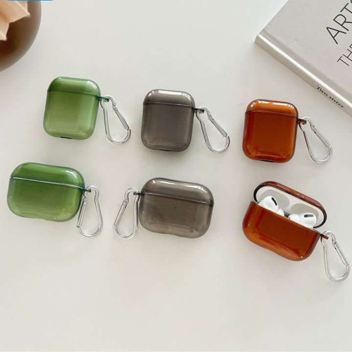【廃盤】トランスルーセント カラフルAirPodsproケース AirPods