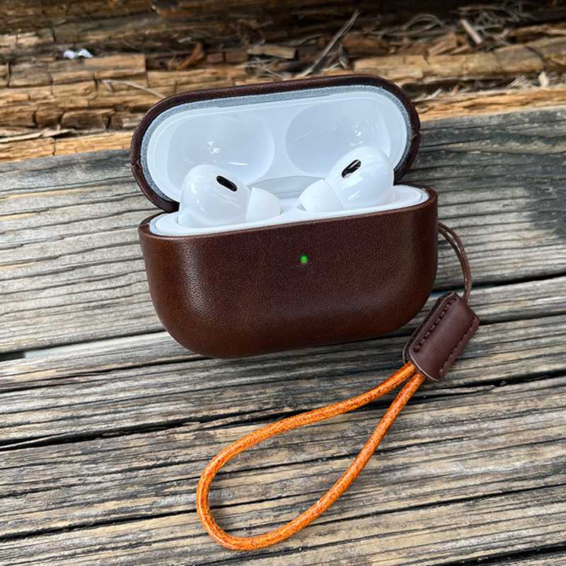 Airpodsケース 職人仕立て 本革携帯用イヤホンケース