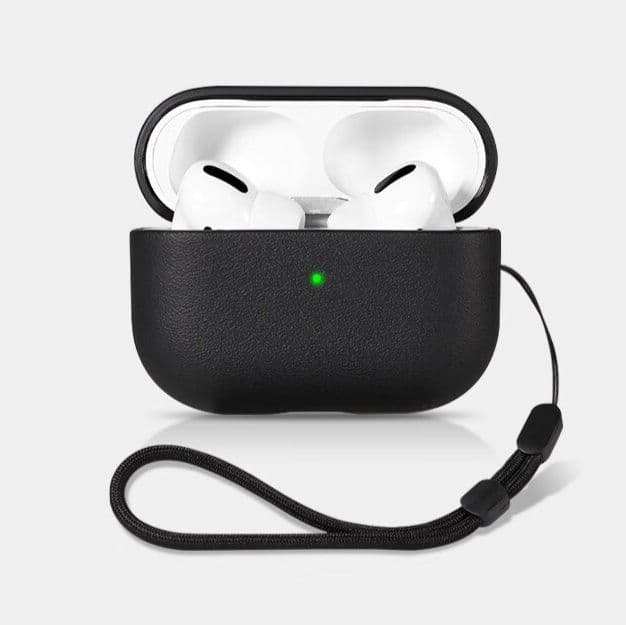 AirpodsProケース 高品質レザー調エアポッズプロ保護ケース