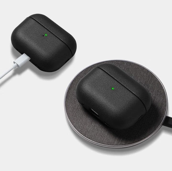 AirpodsProケース 高品質レザー調エアポッズプロ保護ケース