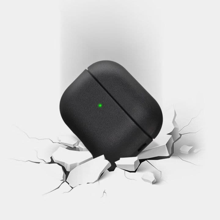 AirpodsProケース 高品質レザー調エアポッズプロ保護ケース