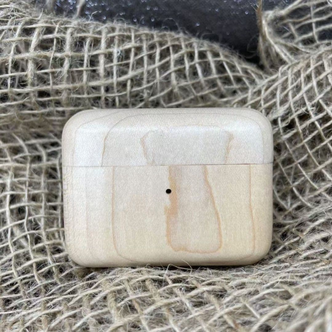 Airpodsケース AirPods Pro 第二世代 木目調ハードケース型保護カバー
