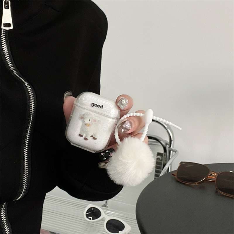 ふわもこパンダ・羊AirPodsproケース