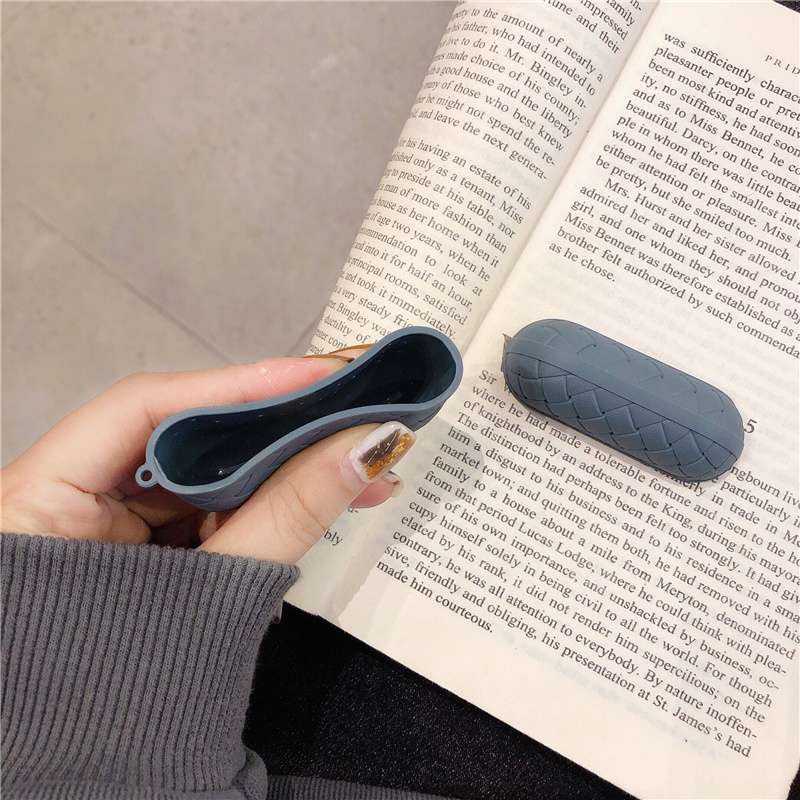 シンプル 編み込み風 AirPods/AirPodsproケース