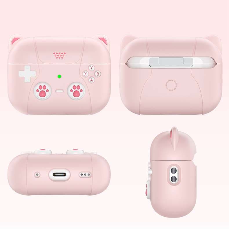 ゲーマー向け肉球コントローラー風AirPodsケース