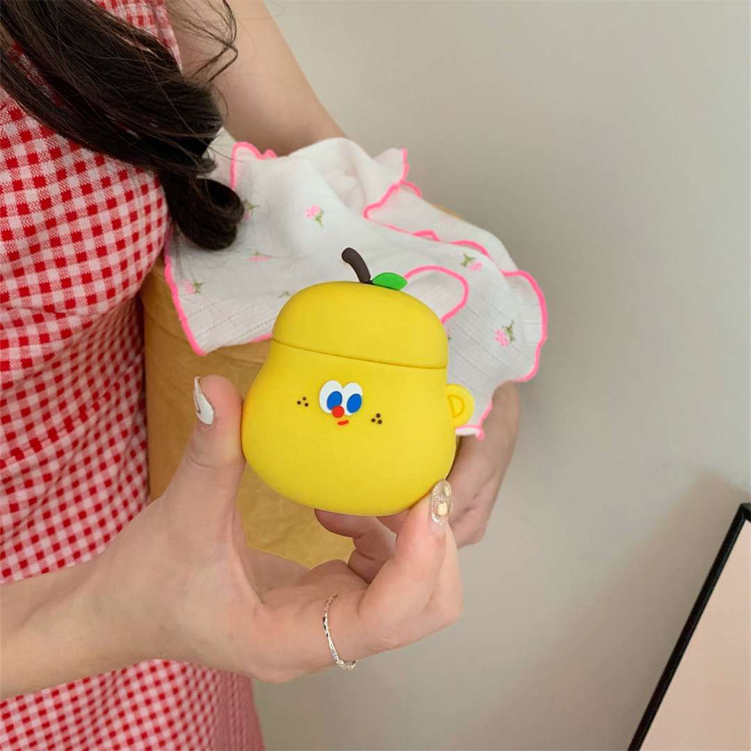 【廃盤】AirPodsproケース 果物モチーフのかわいい耳飾りケース