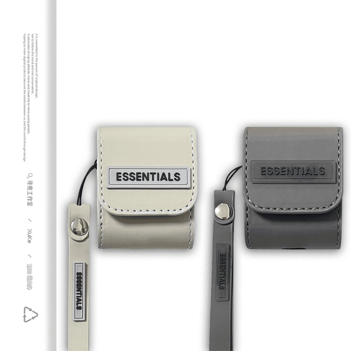 スタイリッシュ 革 ストラップ付 AirPods/AirPodsproケース