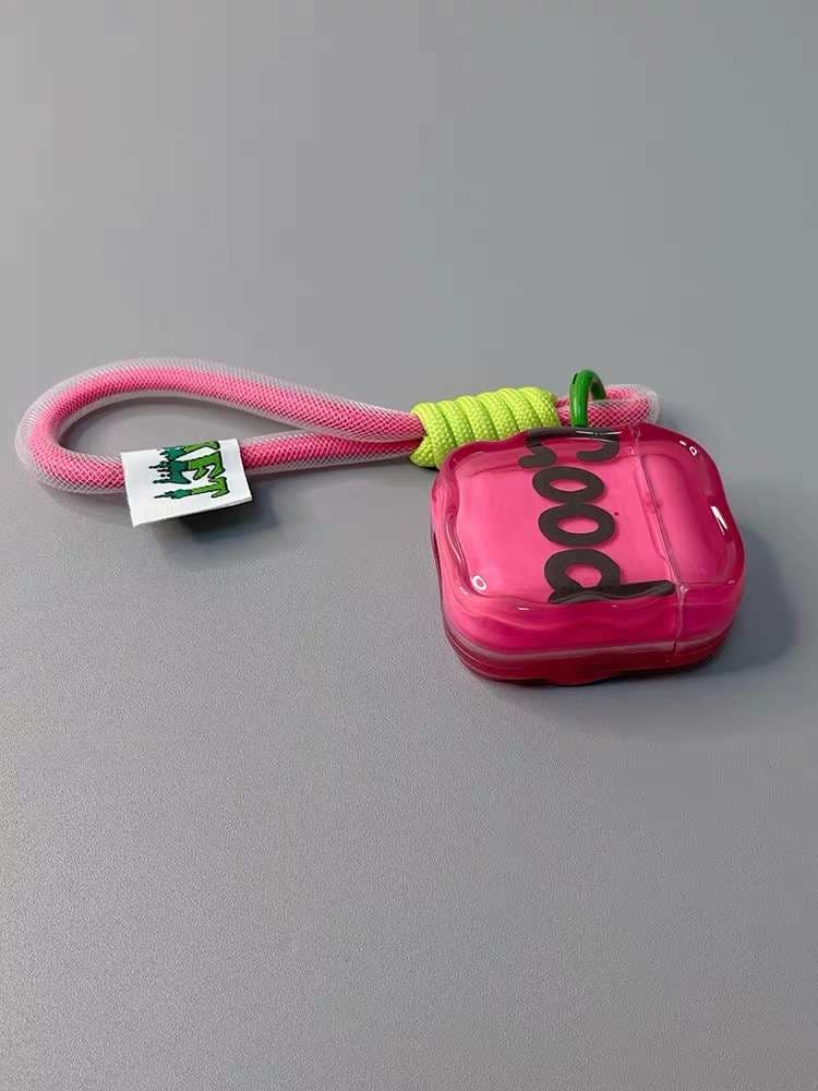AirPodsproケース 可愛いメッセージ入りイヤホンケース