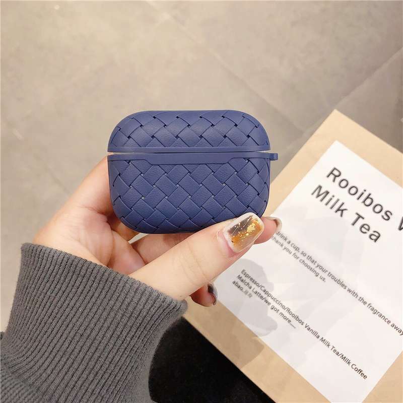 シンプル 編み込み風 AirPods/AirPodsproケース