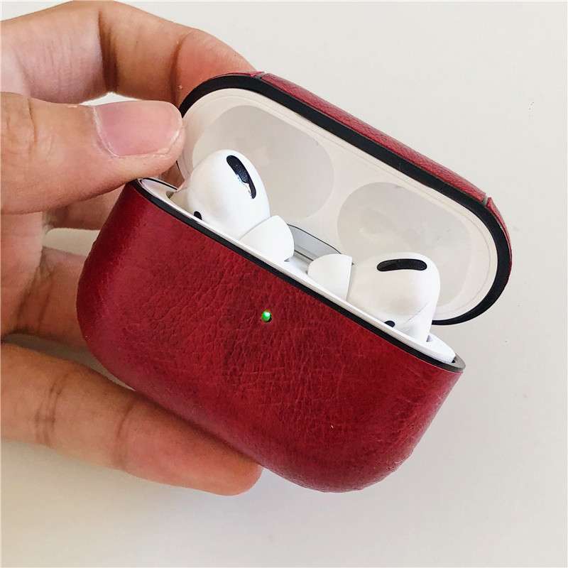 AirPodsproケース 革製AirPods保護ケース
