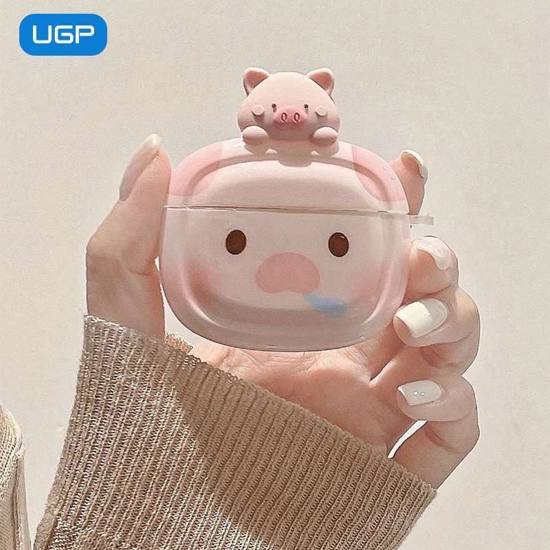 【廃盤】ぶたさんぷくぷくAirPodsケース AirPods