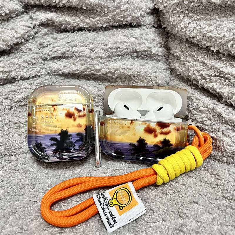 AirPods トロピカルサンセットAirPodsproケース AirPodsproケース