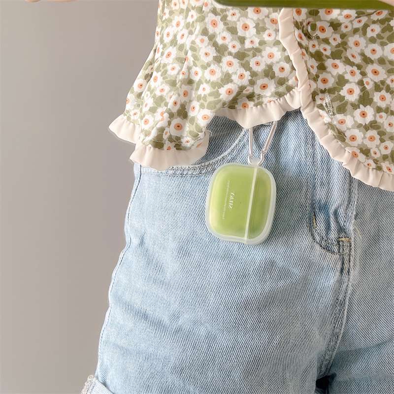 かわいい おしゃれ グリーン AirPods/AirPodsproケース