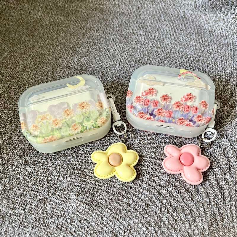 AirPods フラワーガーデン AirPods Pro ケース AirPodsproケース